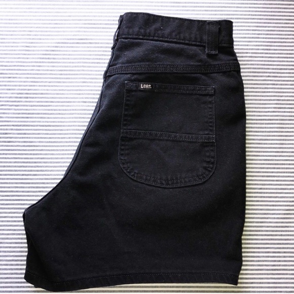 Vintage Pants - [lee] vintage 90s high rise denim mom shorts